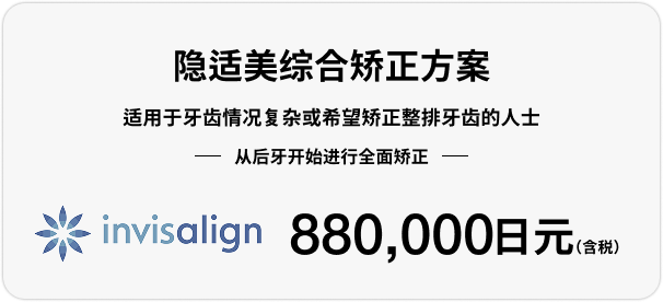 インビザライン フル、88万円(税込)