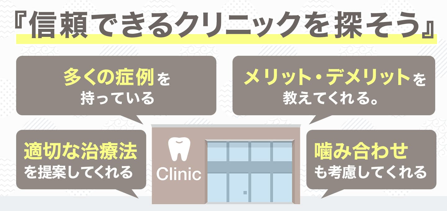 信頼できるクリニックを探そう