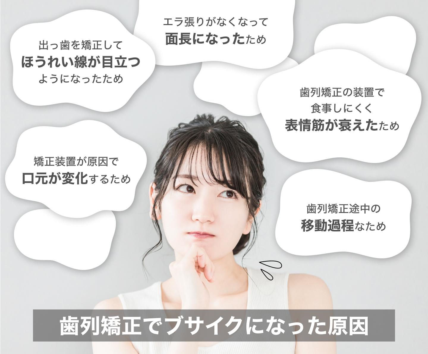 歯列矯正でブサイクになった原因